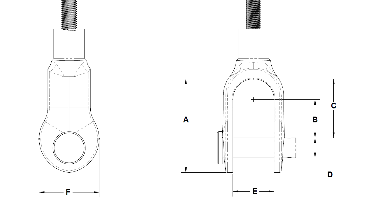 CLEVIS DIMS